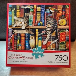 Charles Wysocki Cats Puzzle 750 Jigsaw Frederick The Literate
